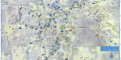 خريطة الطريق من مكة المكرمة المدينة