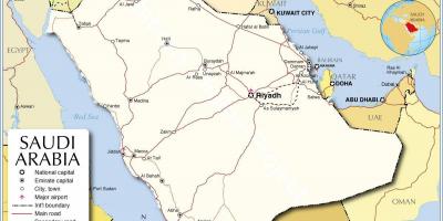 مكة المكرمة منى عرفات خريطة