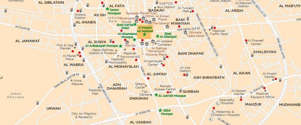 مكة المكرمة خريطة الطريق