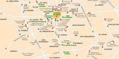 مكة المكرمة خريطة الطريق